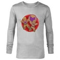 thumbnail image 1 of Marvel Hawkeye Clint Barton Kate Bishop Gingerbread Cookies - Long Sleeve T-Shirt for Men - Customized-Athletic Heather, 1 of 5