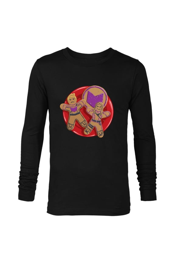Hawkeye Clint Barton Kate Bishop Gingerbread Cookies - Long Sleeve T-Shirt for Men - Customized-Black