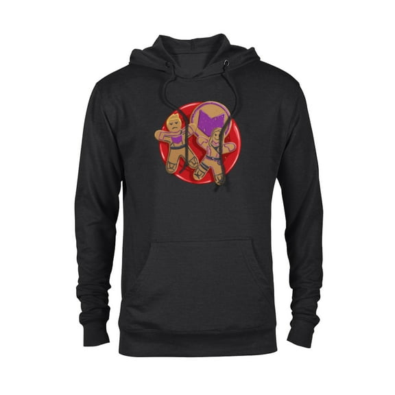 Marvel Hawkeye Clint Barton Kate Bishop Gingerbread Cookies - Pullover Hoodie for Adults - Customized-Black