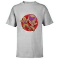thumbnail image 1 of Marvel Hawkeye Clint Barton Kate Bishop Gingerbread Cookies - Short Sleeve T-Shirt for Kids - Customized-Athletic Heather, 1 of 5