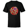thumbnail image 1 of Marvel Hawkeye Clint Barton Kate Bishop Gingerbread Cookies - Short Sleeve T-Shirt for Kids - Customized-Black, 1 of 5