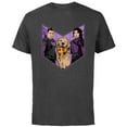 thumbnail image 1 of Marvel Hawkeye Clint Barton Kate Bishop and Lucky Arrow - Short Sleeve Cotton T-Shirt for Adults - Customized-Charcoal, 1 of 5