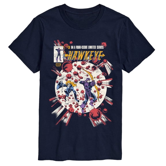 Marvel - Hawkeye Comic Cover - Men's Short Sleeve Graphic T-Shirt