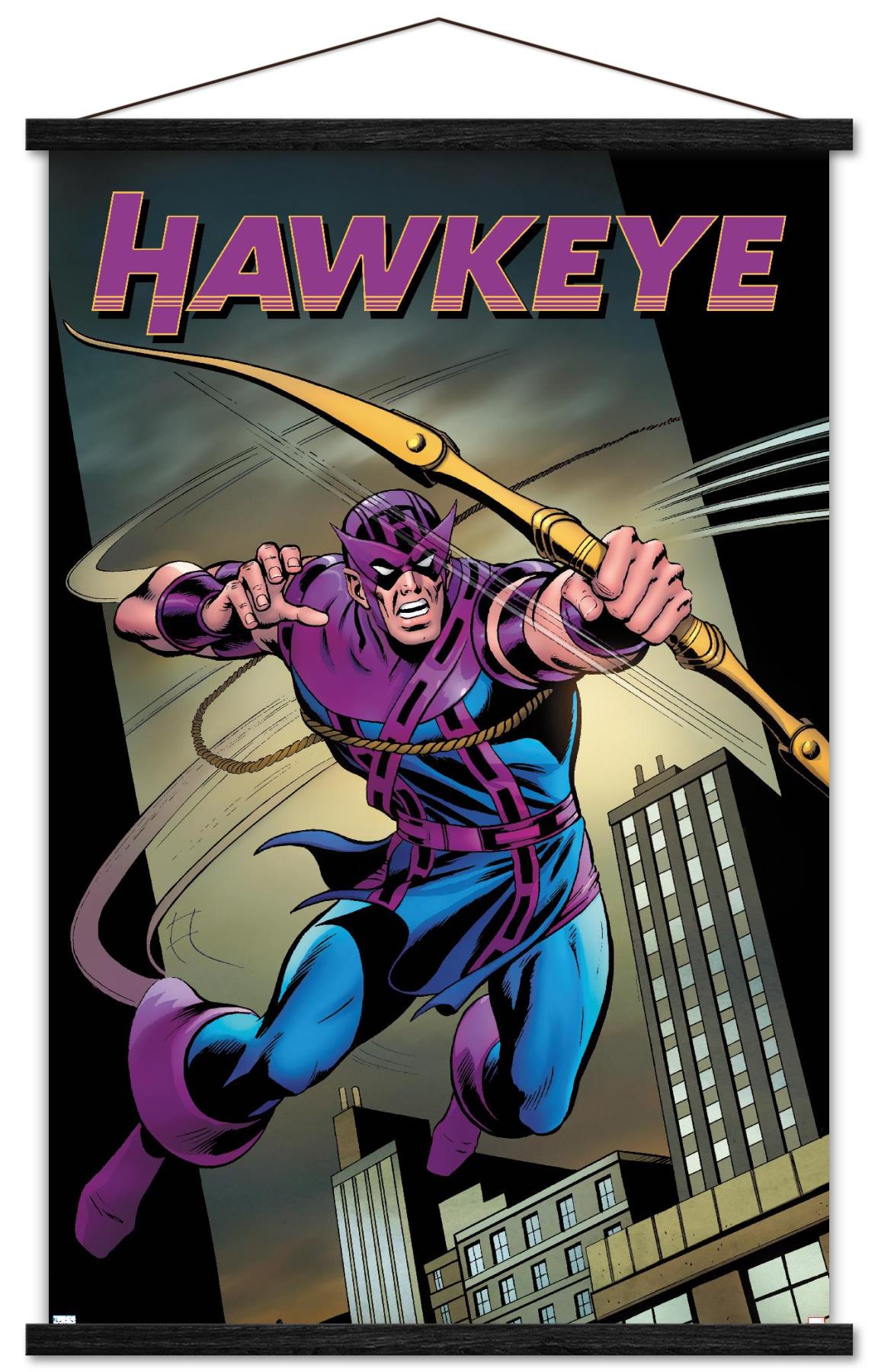 Marvel - Hawkeye - Hawkeye Freefall #1 Wall Poster with Wooden Magnetic Frame, 22.375" x 34"