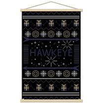 Marvel Hawkeye - Hawkeye Sweater Wall Poster with Wooden Magnetic Frame, 22.375" x 34"