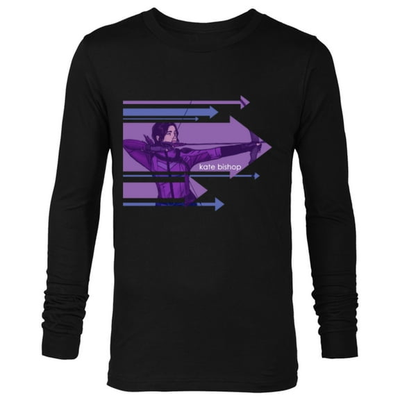 Marvel Hawkeye Kate Bishop Arrows - Long Sleeve T-Shirt for Men - Customized-Black