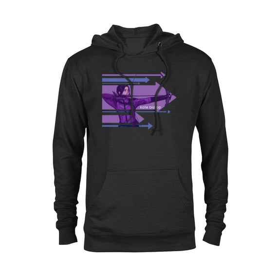 Marvel Hawkeye Kate Bishop Arrows - Pullover Hoodie for Adults - Customized-Black