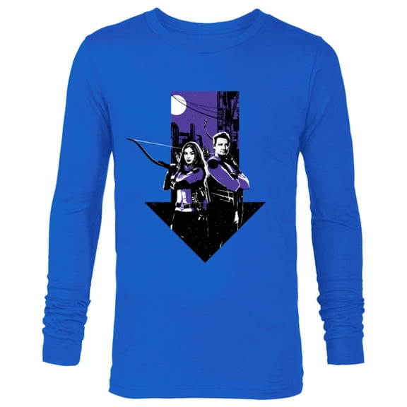Marvel Hawkeye Kate Bishop Clint Barton Arrow - Long Sleeve T-Shirt for Men – Customized-Royal