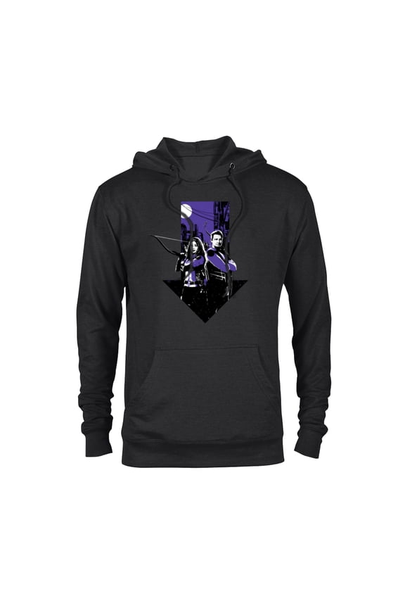 Hawkeye Kate Bishop Clint Barton Arrow - Pullover Hoodie for Adults – Customized-Black