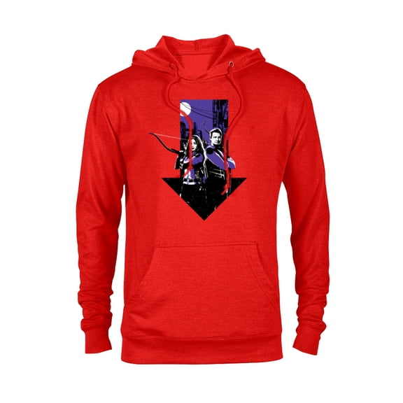 Marvel Hawkeye Kate Bishop Clint Barton Arrow - Pullover Hoodie for Adults – Customized-Red Heather