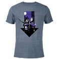 thumbnail image 1 of Marvel Hawkeye Kate Bishop Clint Barton Arrow - Short Sleeve Blended T-Shirt for Adults – Customized-Navy Heather, 1 of 5
