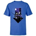 thumbnail image 1 of Marvel Hawkeye Kate Bishop Clint Barton Arrow - Short Sleeve T-Shirt for Kids – Customized-Royal, 1 of 5