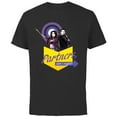 thumbnail image 1 of Marvel Hawkeye Kate Bishop Clint Barton Partners Am I Right - Short Sleeve Cotton T-Shirt for Adults - Customized-Black, 1 of 5
