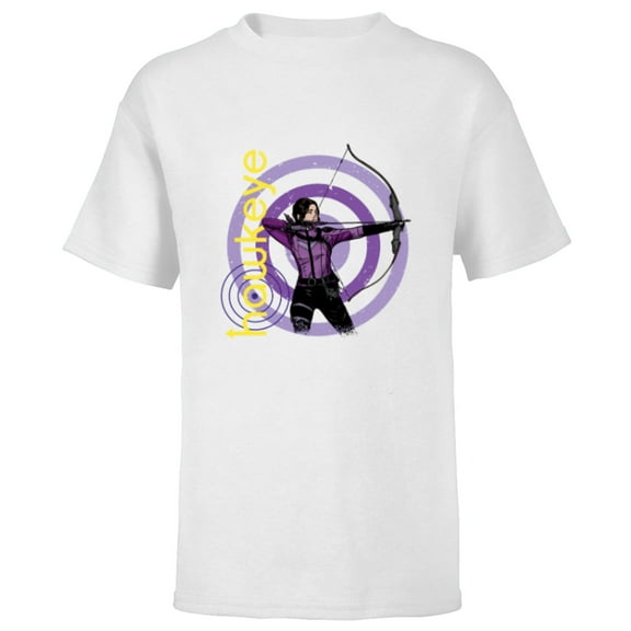 Marvel Hawkeye Kate Bishop On Target - Short Sleeve T-Shirt for Kids - Customized-White