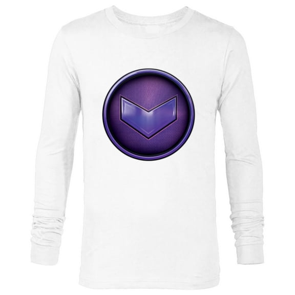 Marvel Hawkeye Kate Bishop Purple Arrow Icon - Long Sleeve T-Shirt for Men - Customized-White