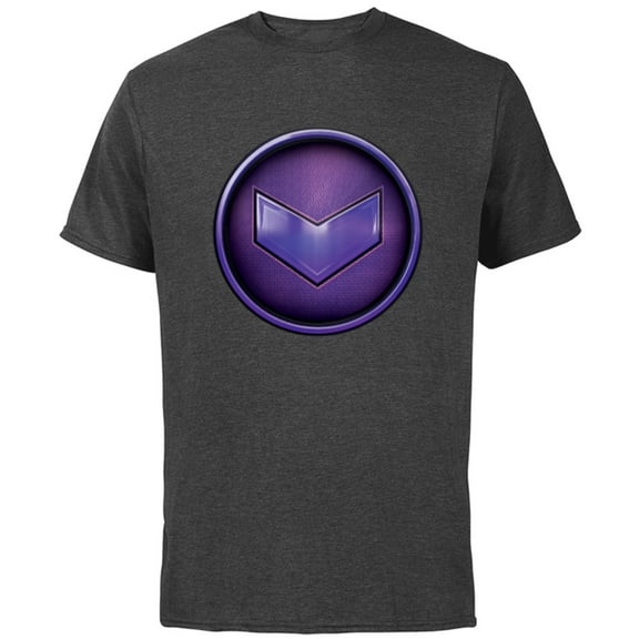 Marvel Hawkeye Kate Bishop Purple Arrow Icon - Short Sleeve Cotton T-Shirt for Adults - Customized-Charcoal