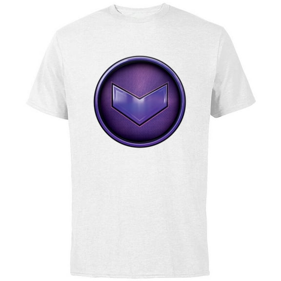 Marvel Hawkeye Kate Bishop Purple Arrow Icon - Short Sleeve Cotton T-Shirt for Adults - Customized-White