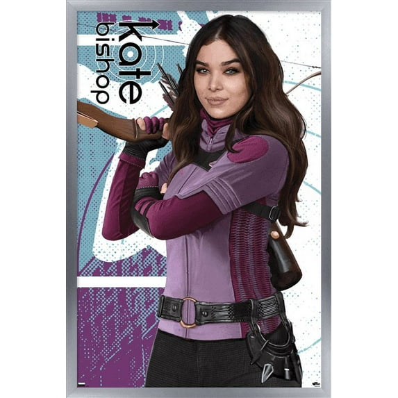 Marvel Hawkeye - Kate Bishop Wall Poster, 14.725" x 22.375", Framed