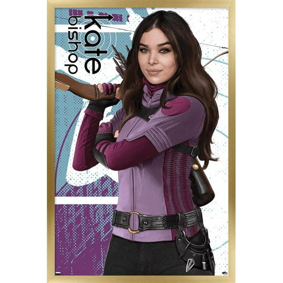 Marvel Hawkeye - Kate Bishop Wall Poster, 22.375" x 34", Framed