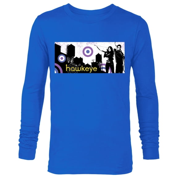 Marvel Hawkeye Kate Bishop and Clint Barton Banner - Long Sleeve T-Shirt for Men – Customized-Royal