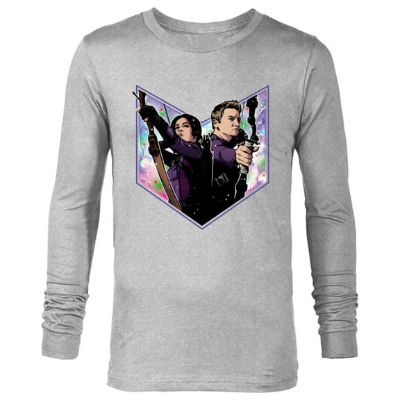 Marvel Hawkeye Kate Clint Lucky the Pizza Dog Holiday - Long Sleeve T-Shirt for Men – Customized-Athletic Heather