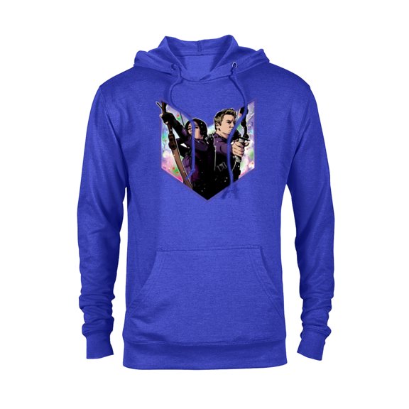 Marvel Hawkeye Kate Clint Lucky the Pizza Dog Holiday - Pullover Hoodie for Adults – Customized-Royal Heather