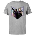thumbnail image 1 of Marvel Hawkeye Kate Clint Lucky the Pizza Dog Holiday - Short Sleeve Cotton T-Shirt for Adults - Customized-Athletic Heather, 1 of 5