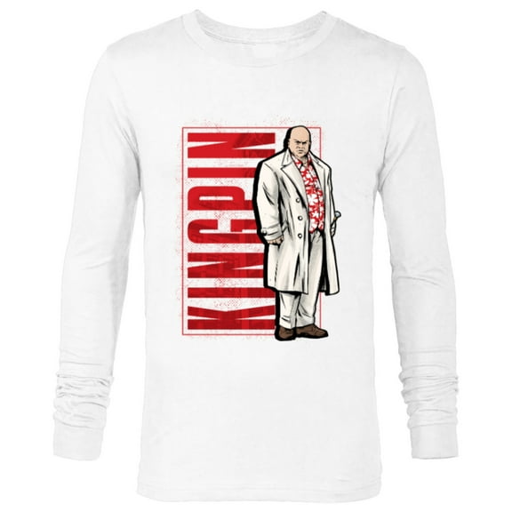 Marvel Hawkeye Kingpin Wilson Fisk - Long Sleeve T-Shirt for Men - Customized-White