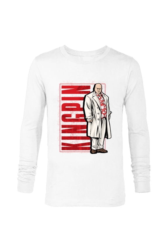 Hawkeye Kingpin Wilson Fisk - Long Sleeve T-Shirt for Men - Customized-White