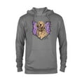 thumbnail image 1 of Marvel Hawkeye Lucky the Pizza Dog Holiday Lights - Pullover Hoodie for Adults – Customized-Graphite Heather, 1 of 5