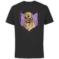 thumbnail image 1 of Marvel Hawkeye Lucky the Pizza Dog Holiday Lights - Short Sleeve Cotton T-Shirt for Adults - Customized-Black, 1 of 5