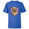 thumbnail image 1 of Marvel Hawkeye Lucky the Pizza Dog Holiday Lights - Short Sleeve T-Shirt for Kids – Customized-Royal, 1 of 5