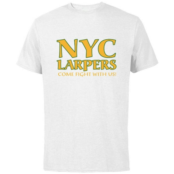 Marvel Hawkeye NYC LARPers Come Fight With Us - Short Sleeve Cotton T-Shirt for Adults - Customized-White