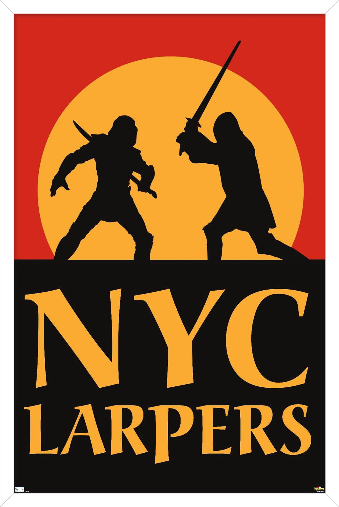 Marvel Hawkeye - NYC LARPers Wall Poster, 22.375" x 34" Framed
