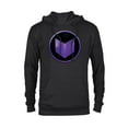 thumbnail image 1 of Marvel Hawkeye Purple Arrow Logo - Pullover Hoodie for Adults – Customized-Black, 1 of 5