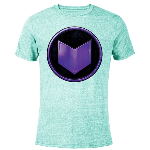 Marvel Hawkeye Purple Arrow Logo - Short Sleeve Blended T-Shirt for Adults – Customized-Ocean Blue