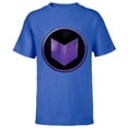 thumbnail image 1 of Marvel Hawkeye Purple Arrow Logo - Short Sleeve T-Shirt for Kids – Customized-Royal, 1 of 5