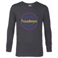 thumbnail image 1 of Marvel Hawkeye Purple Target - Long Sleeve T-Shirt for Men – Customized-Charcoal Heather, 1 of 5