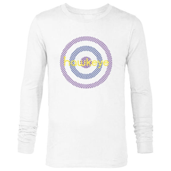 Marvel Hawkeye Purple Target - Long Sleeve T-Shirt for Men – Customized-White