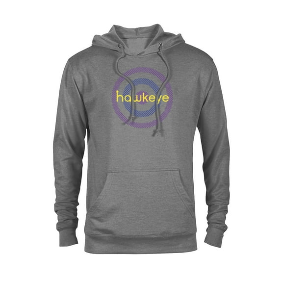 Marvel Hawkeye Purple Target - Pullover Hoodie for Adults – Customized-Graphite Heather
