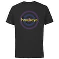 thumbnail image 1 of Marvel Hawkeye Purple Target - Short Sleeve Cotton T-Shirt for Adults - Customized-Black, 1 of 5