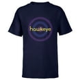 thumbnail image 1 of Marvel Hawkeye Purple Target - Short Sleeve T-Shirt for Kids – Customized-Navy, 1 of 5