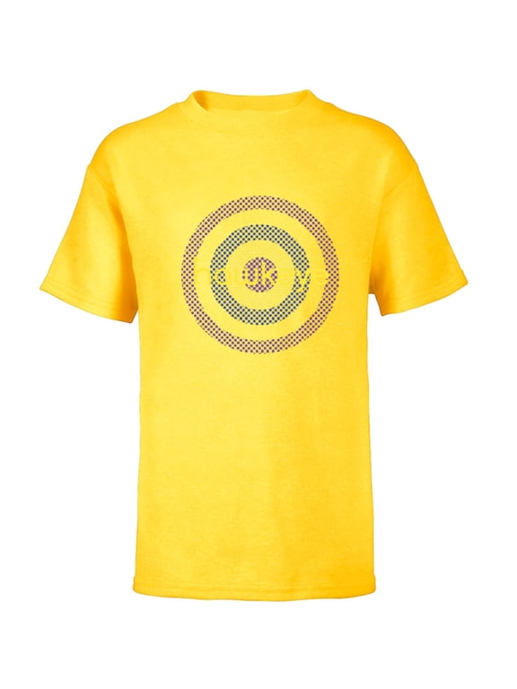 Hawkeye Purple Target - Short Sleeve T-Shirt for Kids – Customized-Yellow