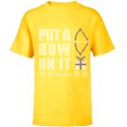 thumbnail image 1 of Marvel Hawkeye Put A Bow On It Holiday - Short Sleeve T-Shirt for Kids – Customized-Yellow, 1 of 5