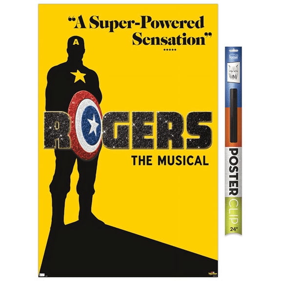 Marvel Hawkeye - Rogers The Musical Playbill Wall Poster, 22.375" x 34"