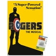 thumbnail image 1 of Marvel Hawkeye - Rogers The Musical Playbill Wall Poster with Pushpins, 14.725" x 22.375", 1 of 3