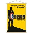 thumbnail image 1 of Marvel Hawkeye - Rogers The Musical Playbill Wall Poster with Wooden Magnetic Frame, 22.375" x 34", 1 of 3