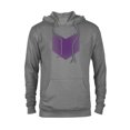 thumbnail image 1 of Marvel Hawkeye Series Halftone Purple Arrow - Pullover Hoodie for Adults – Customized-Graphite Heather, 1 of 5