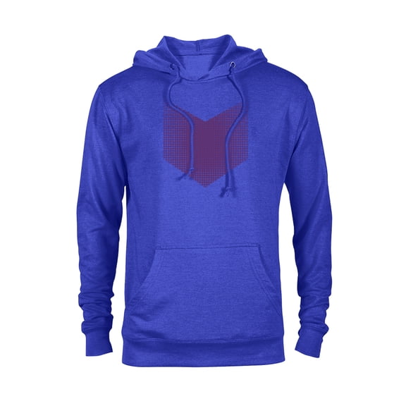 Marvel Hawkeye Series Halftone Purple Arrow - Pullover Hoodie for Adults – Customized-Royal Heather