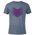 thumbnail image 1 of Marvel Hawkeye Series Halftone Purple Arrow - Short Sleeve Blended T-Shirt for Adults – Customized-Navy Heather, 1 of 5